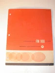 Motorola Fm 900 Car Radio Converter Manual 1960. Fixed Price $14.99.