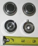 1967 Chevy Ii Nova Dash Radio Knob Escutcheon Lot Of 4 Used Orig. Fixed Price $35.00.