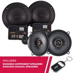 Kicker 51KSS504 5.25" Component Speakers And 51KSC504 Coaxial. Fixed Price $360.95.