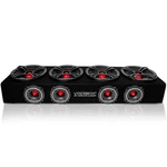 Voicebox By Menace Audio (MA-VB6525-4R) 6.5" Midrange Enclosure Red. Fixed Price $179.99.