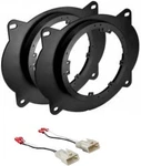Asc Audio 6X9 To 6+-INCH 6" 6.5" Front Door Speaker Install Adapter Plates +.... Fixed Price $47.17.