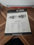 Pioneer TP-7005 TP-9005 Owner's Manual Original. Fixed Price $15.99.