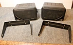 Radio Shack Optimus Bookshelf Xts 9 Speakers 8 Ohms 50 Watts Pair Brackets Works. Fixed Price $39.97.