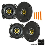 Kicker 46CSC44 Two Pairs Of Series 4" Coaxial Speakers Ohm 2. Fixed Price $127.92.