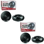 4 Pioneer TS-G1620F 6.5" Car Audio 2-WAY Coaxial Speakers. Fixed Price $69.99.