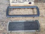 1965-1972 Mustang Fairlane Galaxie Cougar Radio Rear Speaker Grille Screen Bezel. Fixed Price $55.00.