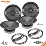 4X Prv Audio 6MB200-4 V2 Midbass 6.5" Speakers Ohms 800W + 6GRILL-POLY. Fixed Price $150.50.