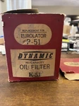 New Old Stock 1960 Vintage Oil Filter Dynamic Brand. Must See!. Fixed Price $39.00.