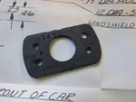 1974 Up Amc Hornet Gremlin Radio Antenna Grommet With Template & Instructions. Fixed Price $9.99.