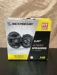 Scosche HD5254SD 4-WAY 5.25 In. Speaker Set With 160 Watts 40 Rms. Fixed Price $24.99.