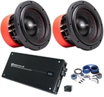 (2) Mb Quart RW1-254 800 Watt Rms 10" Car Subwoofers+mono Amplifier+amp Kit. Fixed Price $717.95.