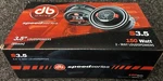 Db Drive Speed Series 3.5" 2-WAY Loudspeaker 150 Max 40 Nominal Power. Fixed Price $48.85.