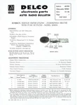 Gm Delco 1957 Oldsmobile Push Button Radio 989001 Service And Parts Bulletin. Fixed Price $10.99.
