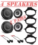 New Kenwood 300W Car /truck Speakers For Front & Rear Doors W/ Installation Kit. Fixed Price $140.99.
