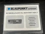 Blaupunkt Porsche 911 928 Monterey Owners Manual Radio Original. Fixed Price $79.99.