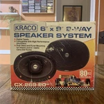 New Kraco 6X9 2-WAY Speaker System Set CX-269-20 80 Watts 4 Ohm Vintage. Fixed Price $39.99.