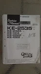 Pioneer KE-2535 2424 1414 2022 1022 Service Manual Original Repair Book Stereo. Fixed Price $25.00.