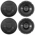 (4) Hifonics ZS65CXS 6.5" 1200 Watt Shallow Mount Car Stereo Speakers. Fixed Price $62.90.