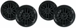 (4) Mb Quart NF1-116B 6.5" 80 Watt Marine 2-WAY Coaxial Black Speakers For Boat. Fixed Price $94.90.