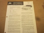 1961 Pontiac Motorola Radio Service Manual PCA61X. Fixed Price $8.00.