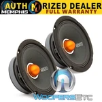 Pair Memphis SRXP62 6.5" 250W Component Mids Pro Spl Speakers 1/2" Car New. Fixed Price $89.98.