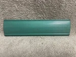 Nos Ford FDR-7004371-AW 1956-57 Fairlane Victoria Green Dash Radio Delete Plate. Fixed Price $65.00.