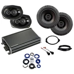 Fits 14-18 Chevrolet Silverado 1500 Ext Speaker Bundle R69 R65 & CXA360.4 Amp. Fixed Price $264.95.