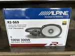 Alpine R2-S69 600W (200W Rms) 6X9" R-series 2-WAY Coaxial Speakers New. Fixed Price $274.95.