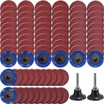 Inch Quick Change Sanding Grinding Discs W/ Holder 36 80 120 Grit Type-r. Fixed Price $20.69.