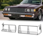 Pair Of Chrome Headlamp Light Bezels For Buick Regal Grand National Gnx 84-87. Fixed Price $114.00.