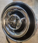 1953-1954 Pontiac Chieftain Dash Clock-speaker Grill Assembly & Mounting Bracket. Fixed Price $399.95.