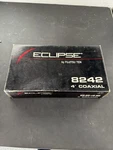 Genuine Open Box Eclipse 8243 25W Max 50W 4" Coaxial Car Speakers By Fujitsu Ten. Fixed Price $50.00.