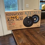 Kenwood Speakers KFC-1677 Door Rear Pair Car New!!!. Fixed Price $40.75.