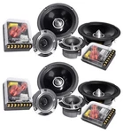2) Pairs Rockville X6.5C Competition 6.5" 1000 Watt Component Car Audio Speakers. Fixed Price $164.95.
