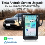 13.8" Tesla Style Carplay Multimedia Bt Navi Screen For Infiniti QX70 2013-2019. Fixed Price $660.00.