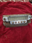 Vintage Shoebox Ford Flathead Am Radio 1949 1950 Original Chrome. Fixed Price $45.00.