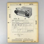 Motorola NH1C Nash Rambler Radio Receiver Sams Photofact Service Manual 139-9. Fixed Price $9.95.