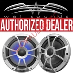 Wet Sounds Recon S-rgb 8" Speakers, Silver Open Grille, 70W Rms 140W. Fixed Price $474.99.