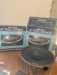 2X Vintage Radio Shack Speakers 5X7 Full Range Dual Cone Design 40-1261 Nos. Fixed Price $50.00.