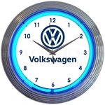 Retro Vw Volkswagen Bug Bus Van Neon Clock Sign Garage Wall Lamp Beetle Golf. Fixed Price $68.99.