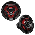 2X Jvc CS-DR620MBL 6.5" Marine 2-WAY 260 Watt Black Speakers With Multicolor Led. Fixed Price $199.00.