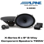 Alpine X-S69C 9" 2-WAY Component X-series Speakers 720W Total Power. Fixed Price $608.47.