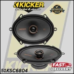 Kicker 51KSC6804 / Series 6X8" 2-WAY Coaxial Speaker Set **new**. Fixed Price $129.99.