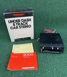 Sparkomatic SS100 Under Dash 8 Track Car Stereo. Fixed Price $99.99.