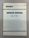 Jensen JS-6400 Original Service Manual Free Shipping. Fixed Price $14.00.