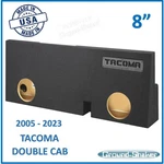 8" Dual Sub Box Toyota Tacoma Double-cab 2010 Car Audio Speaker Enclosure. Fixed Price $335.00.