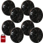 Wet Sounds Bundle SW-650-B Black Grill 6.5" Marine Speakers 100 Watts Rms Each. Fixed Price $1535.96.