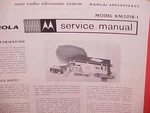 1967 Motorola Auto Car Radio Vibrasonic System Service Manual Brochure KM201R-1. Fixed Price $29.99.