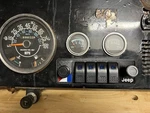 Amc Jeep CJ5 CJ6 CJ7 CJ8 J10 Radio Delete Dash Plate W/4-SWITCHES. Fixed Price $45.00.