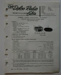 Gm Delco Radio Service Bulletin Brochure Model 989692 Pontiac 1961. Fixed Price $8.69.